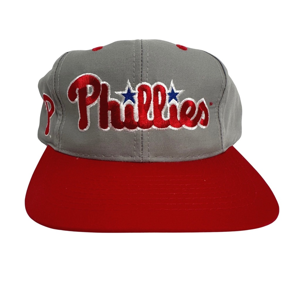 Vintage 90s Philadelphia Phillies Logo 7 Hat Snapback Cap Baseball MLB